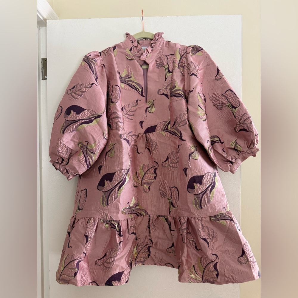 Floral Pink Babydoll Dress